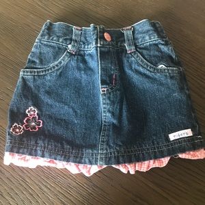 Toddler Jean skirt